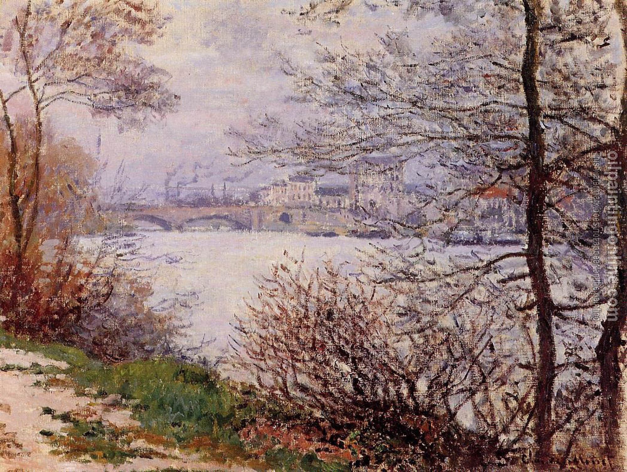 Monet, Claude Oscar - The Banks of the Seine, Ile de la Grande-Jatte